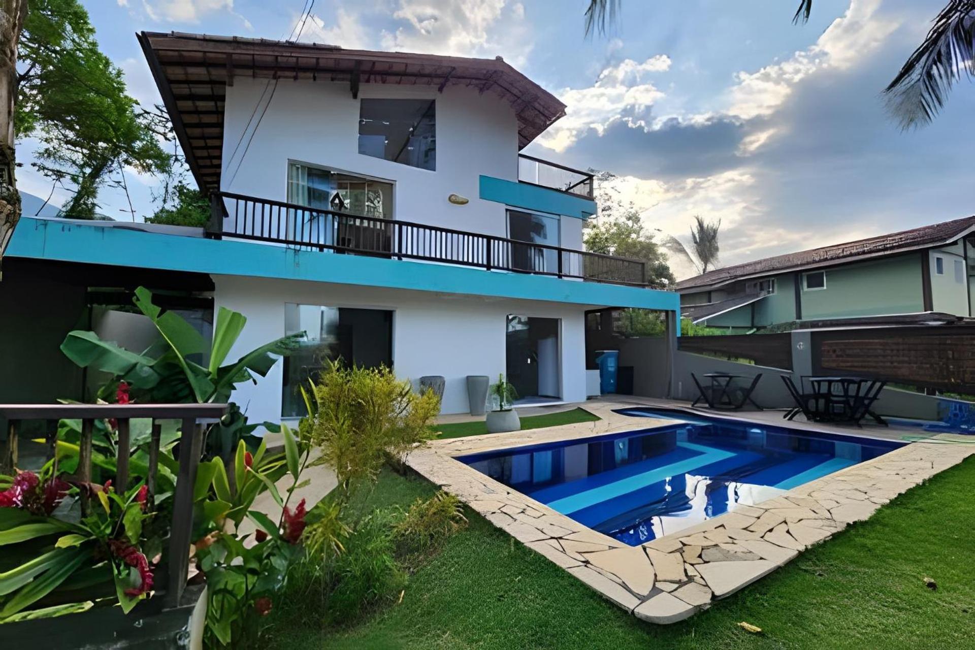 Bela Casa De 4 Suites Com Piscina E Vista - Curral Ilhabela Luaran gambar