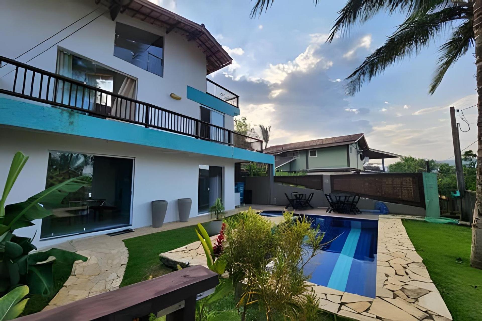 Bela Casa De 4 Suites Com Piscina E Vista - Curral Ilhabela Luaran gambar