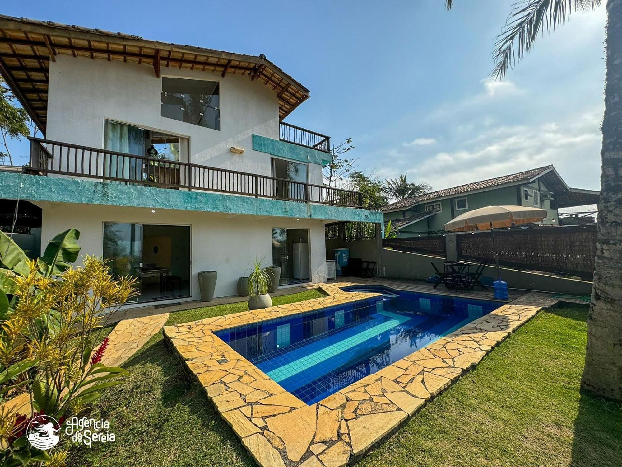 Bela Casa De 4 Suites Com Piscina E Vista - Curral Ilhabela Luaran gambar